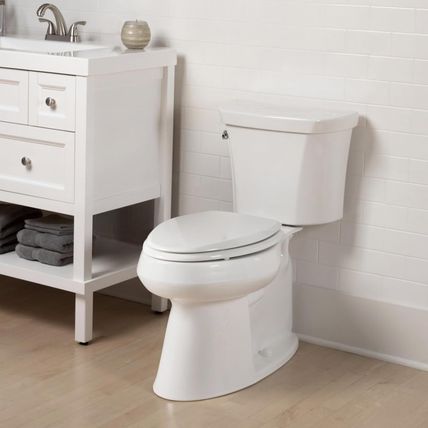 Mayfair Cassel Slow Close Toilet Seat, Easy Clean, Non Slip Premium Wood Seat, E