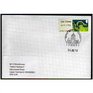 2013 1ST 'POST & GO' PONDLIFE (EUROPEAN EEL) ON COVER (EBID9103)