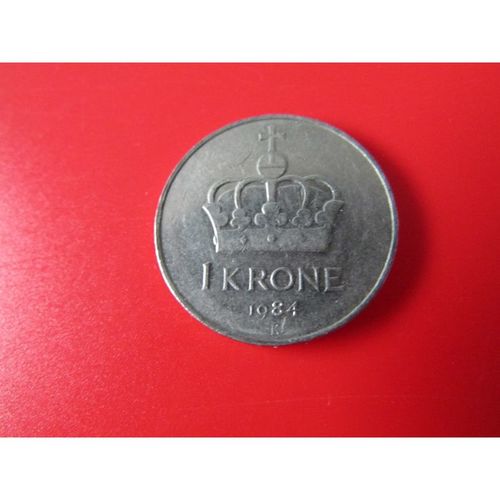 1984 NORWAY ONE KRONE FREE POST. AAF