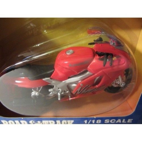 1/18 SCALE MAISTO ROAD & TRACK KAWASAKI ZX7R NINJA
