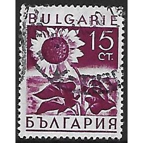 Mi 323: 15 st. claret Agricutural Products: Sunflower.