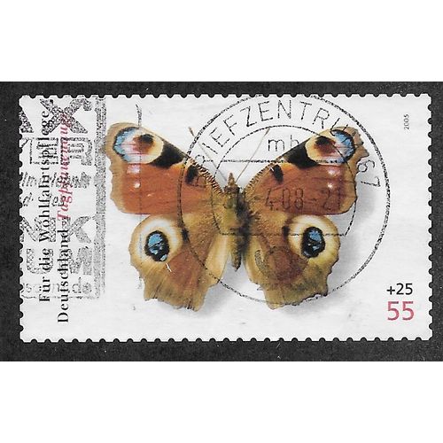 GER 2005 €0.55+25 (S/A) 'BUTTERFLIES' FINE USED (EBID55-509)
