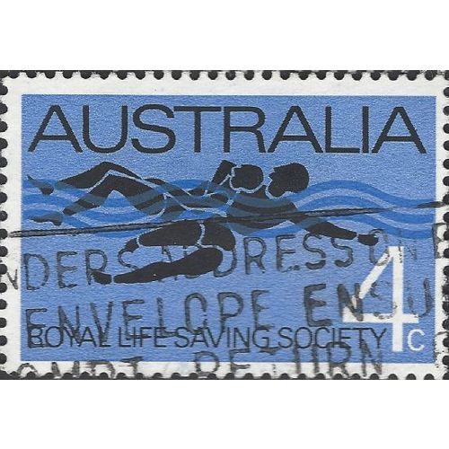 AUSTRALIA, Royal Life Saving Society, blue 1966, 4c, #7