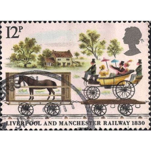 GB, RAIL, Horse and Coach Wagon, white 1980, 12p, #3