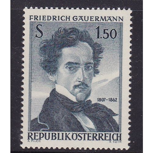 AUSTRIA 1962 DEATH CENTENARY GAUERMANN MNH SG1387