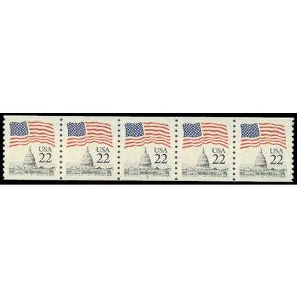 2115a 22c U.S. Flag Very Fine MNH PNC 8/5 P0321
