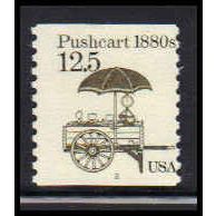 2133 12.5c Pushcart Barely Clears MNH Dry Gum CNS 2 PA5930