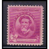 886 3c Augustus Saint-Gaudens Fine MNH KA3875
