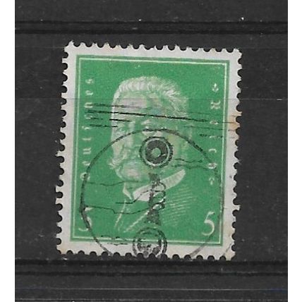 Germany.SG426 5pf Pres van Hindenburg (Green).Fine Used.Nov21