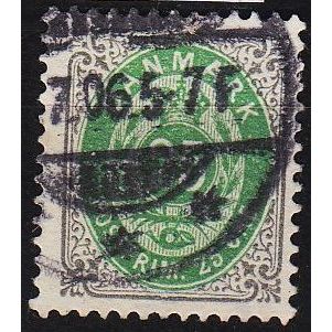 DÄNEMARK DANMARK [1875] MiNr 0029 I Y B ( O/used ) [04]