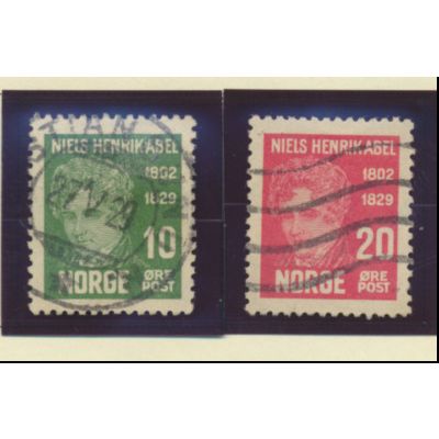 Norway Stamps Scott #145 & 147, Used