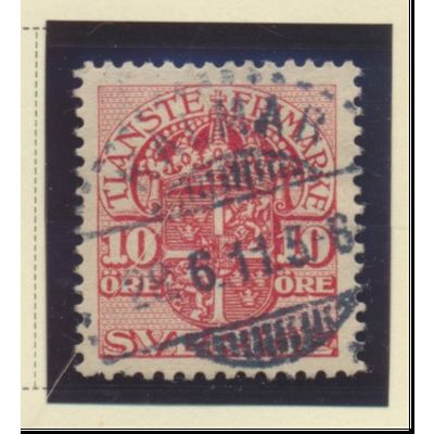 Sweden Stamps Scott #O28//O37, Used, 7 Different, Scans of All