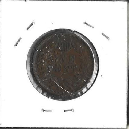 1890 US Indian Head Cent XF/AU