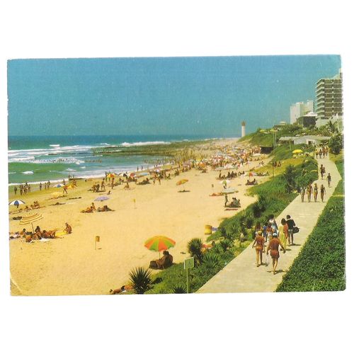 NATAL, UMLANGA ROCKS used postcard 1986 postmark =