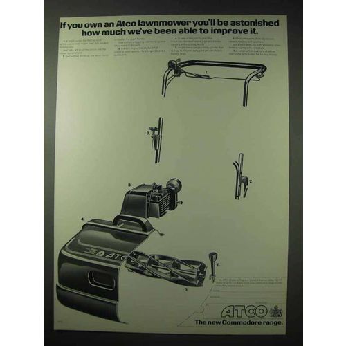 1984 Atco Lawn Mower Ad - You'll Be Astonished
