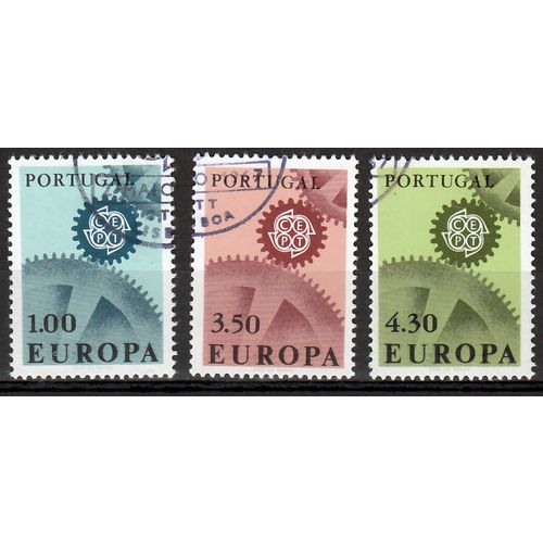 Portugal Europa Cept 1967 gestempeld