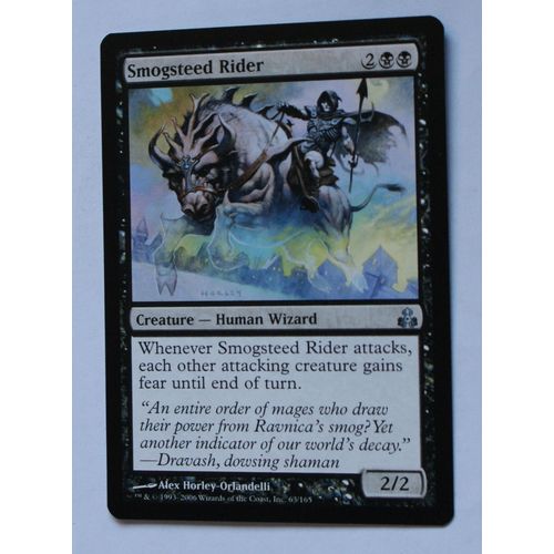 Magic the Gathering MTG CCG: Guildpact # 63 Smogsteed Rider (A) 2006 WotC