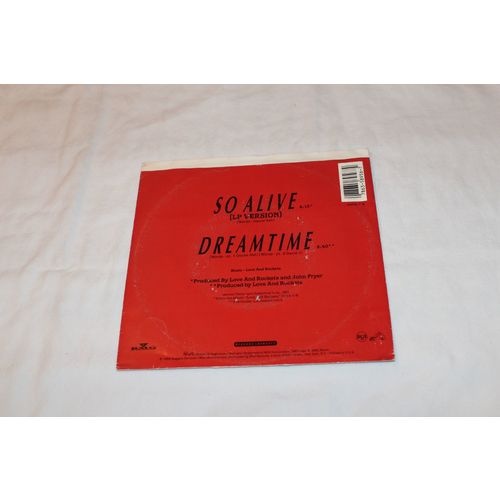 Love and Rockets 45 & Picture Sleeve-SO ALIVE(LP VERSION)-DREAMTIME STEREO