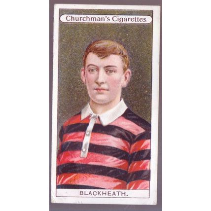 WA&AC Churchman Football Club Colours 1909 Blackheath Rugby Club No 30