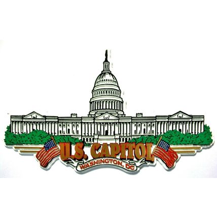 United States Capitol Washington D.C. Fridge Magnet