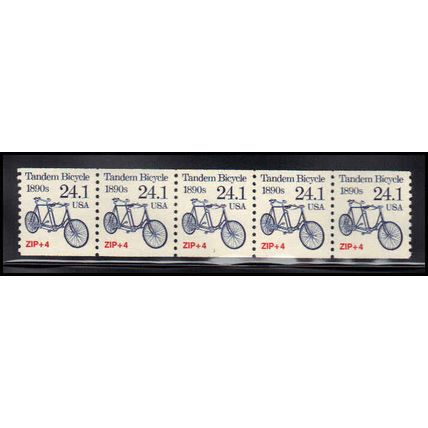 2266 24.1c Tandem Bicycle Very Fine MNH Dry Gum PNC 1/5 X1354