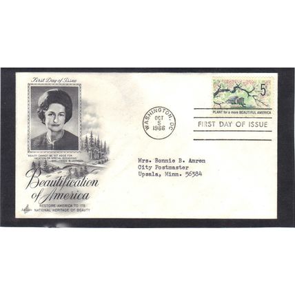 FDC Art Craft 1318 5c Beautification (Cachet-Typed/A) CV39288