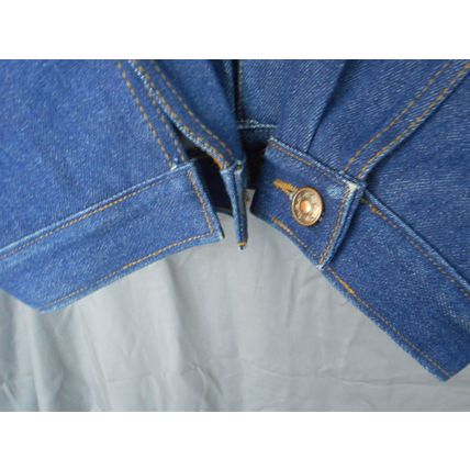Iceberg Jeans Jacket 16 / US Large Ice History Skater Life is Good Embroidery