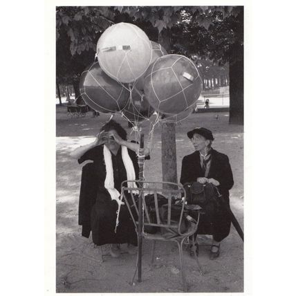 1930s Paris French Balloon Seller Street Vendor RPC Award Museum Photo Postcard
