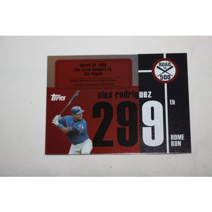 Alex Rodriguez 2007 Topps ROAD TO 500 ARHR299 Home Run #299