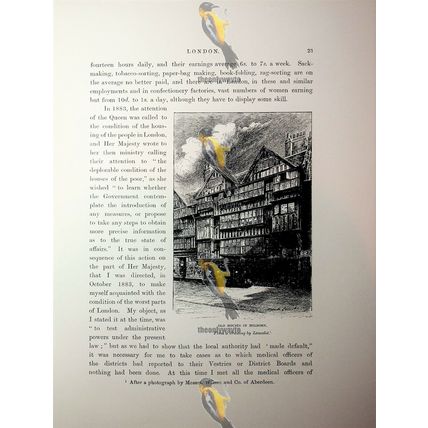 Old Houses, Holborn, London, Lancelot, Book Illustration (Print), 1892