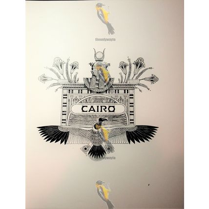 Cairo, Egypt, Coat Of Arms, Book Illustration (Print), 1892