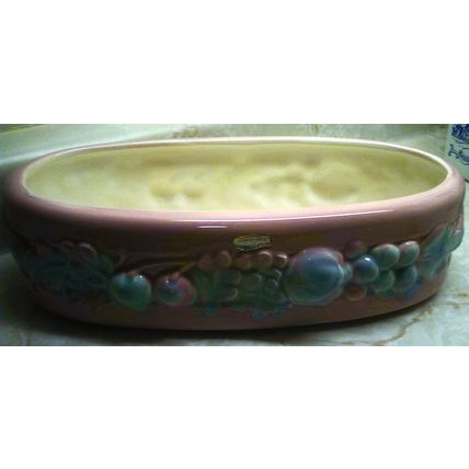 Royal Haeger ceramic planter embossed design USA R728