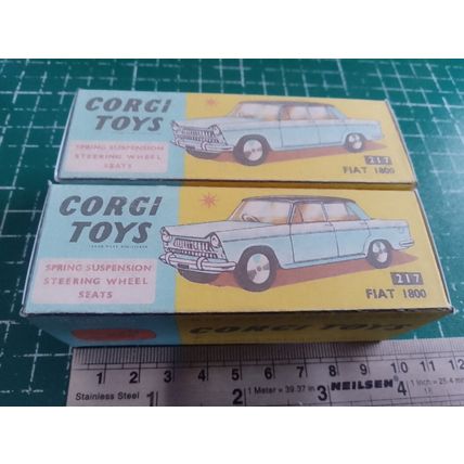 Corgi 217 FIAT 1800 Reproduction /Replica Box