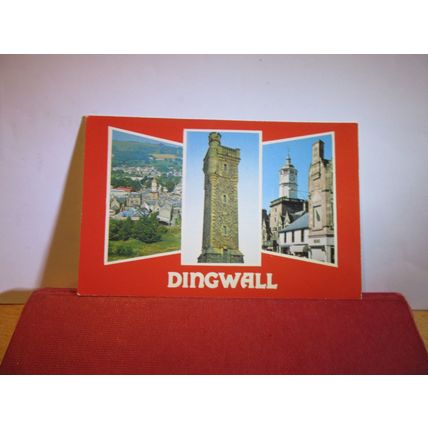 multiview, DINGWALL, ROSS-SHIRE, SCOTLAND unused postcard =