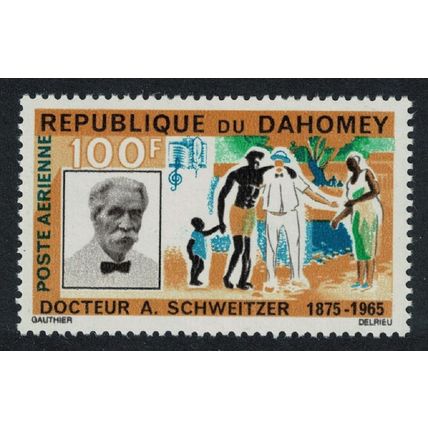 Dahomey Dr. Schweitzer Commemoration 1966 MNH SG#238 MI#266