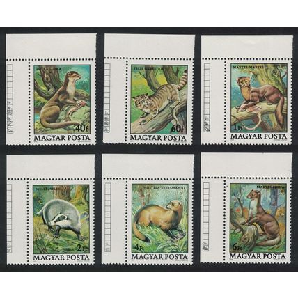 Hungary Protected Animals 6v Corners 1979 MNH SG#3274-3279 MI#3384-3389