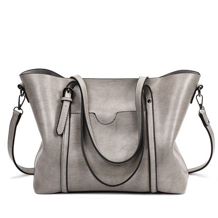 Women Top Handle Satchel Handbags Shoulder Bag Messenger Tote Bag Purse Grey