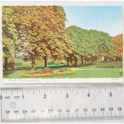 old postcard Middle Park, Southampton