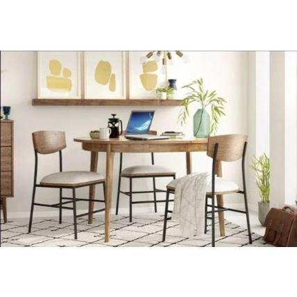 Dining Chair "Telstar" Mid-Century Modern - by Threshold- (Brand New)