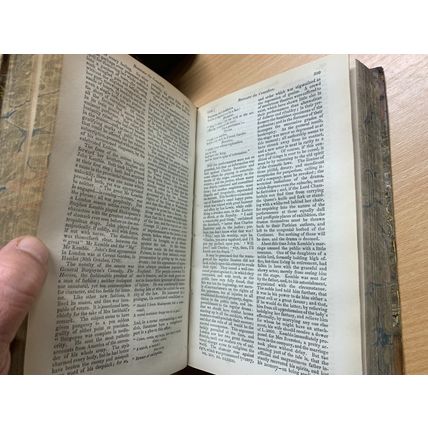 RARE* JAN-JUNE 1839 "BLACKWOOD'S EDINBURGH MAGAZINE" VOL 45 ANTIQUE BOOK (P6)