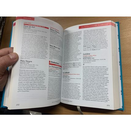 2015 "THE GOOD FOOD GUIDE 2016" HARDBACK BOOK (P5)