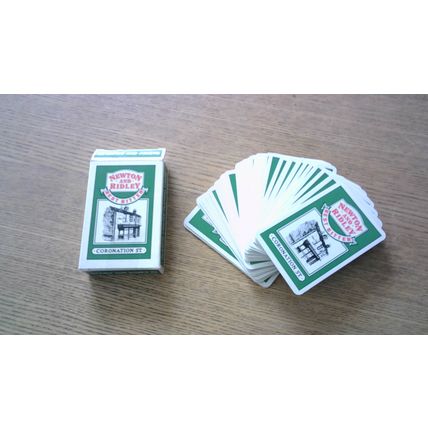 Coronation Street - Newton and Ridley: Best Bitter Playing Cards (2 Signed)