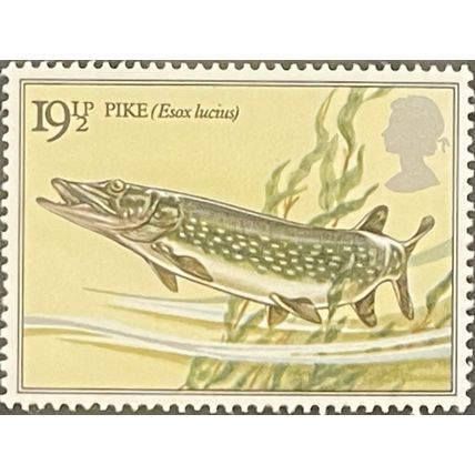 GB 1983 British River Fishes 19½p Northern Pike Unmounted Mint MNH SG 1208 stamp