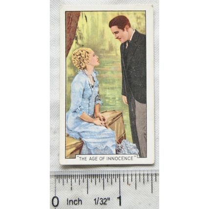 1935 Gallaher's Film Scenes No. 31 The Age of Innocence