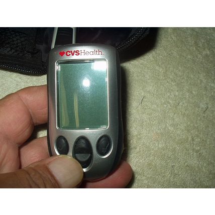 CVS HEALTH ADVANCED BLUETOOTH GLUCOSE METER, LANCING DEVICE & CASE