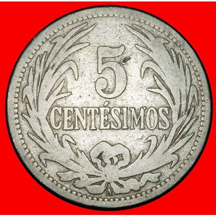 Ⰶ FRANCE, GERMANY, AUSTRIA, CHILE 1901-1941:URUGUAY★5,1909A★LOW START★NO RESERVE