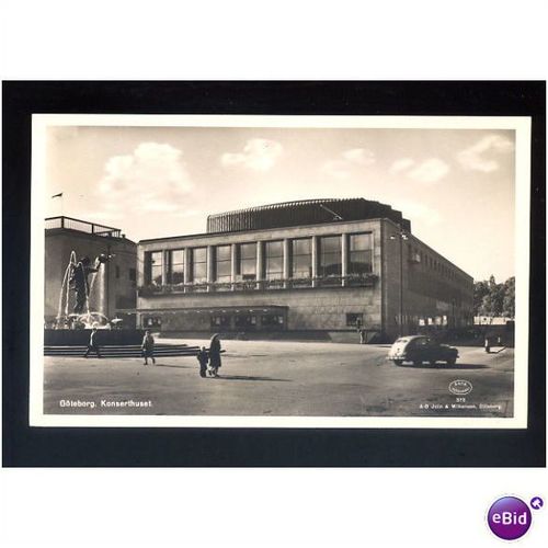 Sweden GOTEBORG Concert Hall Postcard by J.&.W. (373)