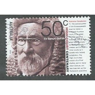 AUS 2003 50c '100TH ANN OF HIGH COURT' FINE USED (EBID34-272)