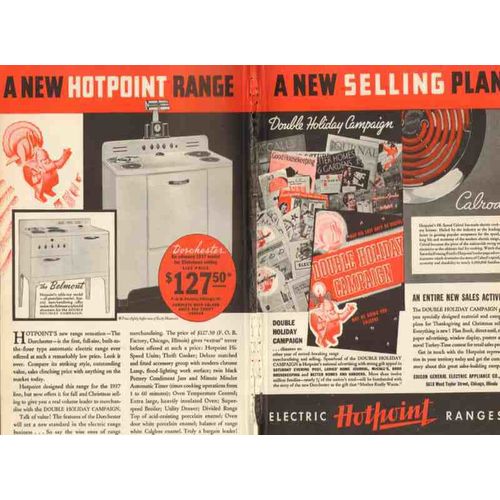 edison general electric appliance co 1936 hotpoint range vintage ad