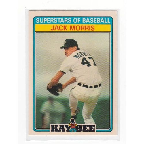 1987 Kay Bee Jack Morris baseball card #20 -NM- Tigers- Oddball